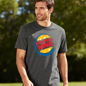 Pickleball Theme Pickleball King T-shirt