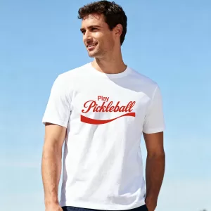 Play Pickleball Red Pickleball Theme T-shirt