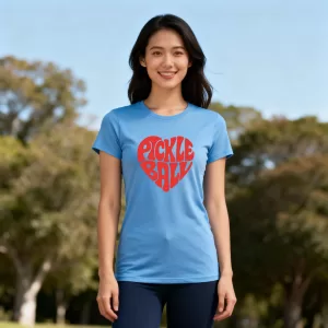 Heart Shape Pickleball Theme